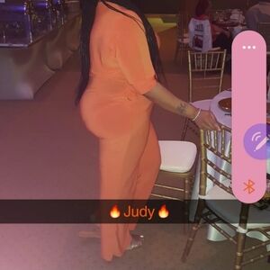 Fierce! Orange Jumpsuit Modern Elegance